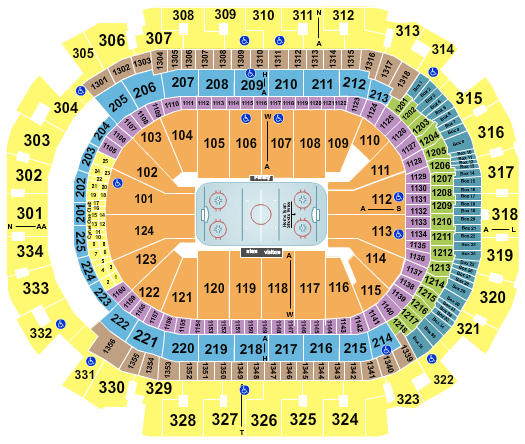 American Airlines Center Dallas Stars Seating Chart